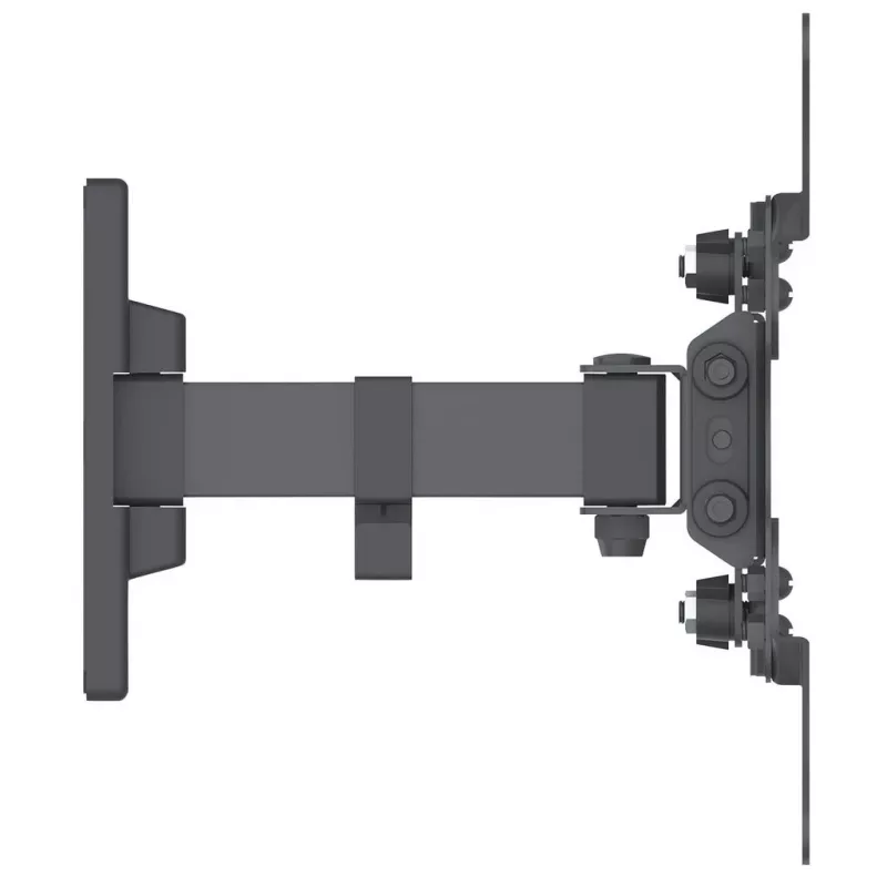 Manhattan soporte de pared para TV y monitores (inclinable y orientable, 2 articulaciones), para pantallas de 33 cm (13 inch) a 106,7 cm (42 inch), compatibilidad VESA: todas entre 75x75 mm y 200x200 mm – comprueba las dimensiones de los cuatro orificios de montaje en la parte posterior de la pantalla para asegurar la compatibilidad, máx. 20 kg, soporte