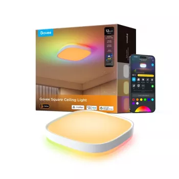 Govee 30cm RGBWW + RGBIC Smart lámpara de techo inteligente Wi-Fi/Bluetooth 28 W