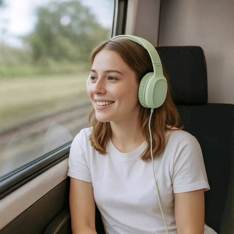 Auriculares Hama Fun C con cable USB Type-C verde 20-20000 Hz 1,2m