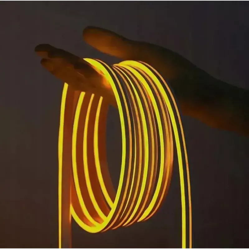 Vention PAEWJ-EU tira LED de neón de silicona, 5 m, con mando a distancia IR y fuente de alimentación de 12 V CC
