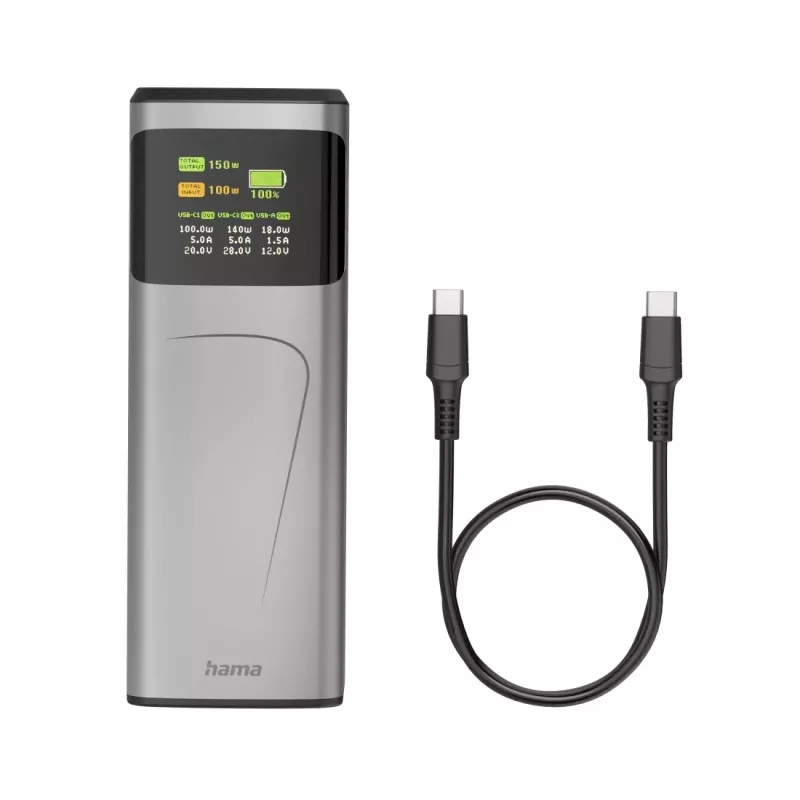 Hama High Power litio-ion (Li-Ion) 24000 mAh gris