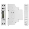 Medidor de energía monofásico QOLTEC 50887 1 fase 230V LCD delgado