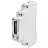 Medidor de energía monofásico QOLTEC 50887 1 fase 230V LCD delgado