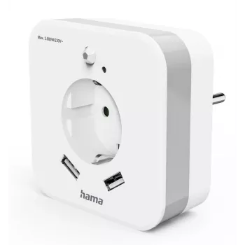 Luz nocturna de enchufe Hama 00223507 blanco cálido LED 3000K