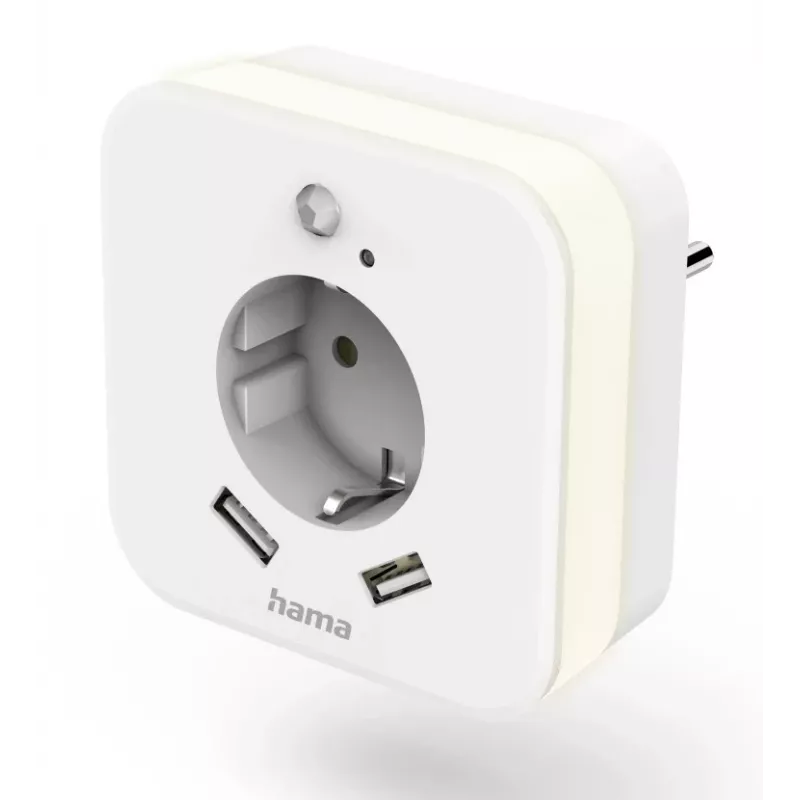 Luz nocturna de enchufe Hama 00223507 blanco cálido LED 3000K