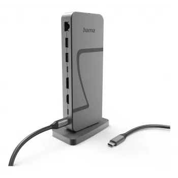Hama Connect2Office Speed USB 3.2 Gen 1 (3.1 Gen 1) Type-C 40000 Mbit/s Antracita