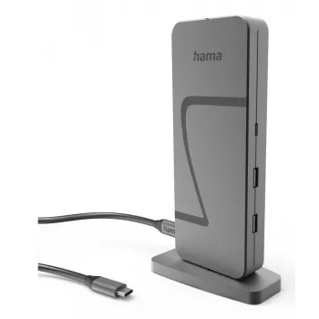 Hama Connect2Office Speed USB 3.2 Gen 1 (3.1 Gen 1) Type-C 40000 Mbit/s Antracita