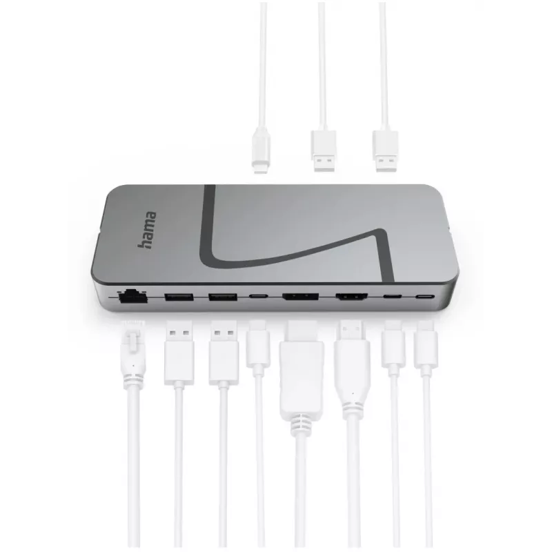 Hama Connect2Office Speed USB 3.2 Gen 1 (3.1 Gen 1) Type-C 40000 Mbit/s Antracita