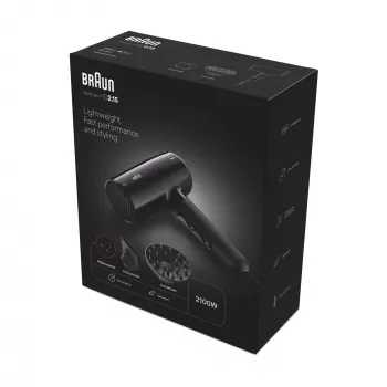 Secador de pelo Braun HD2.15 2100 W Negro