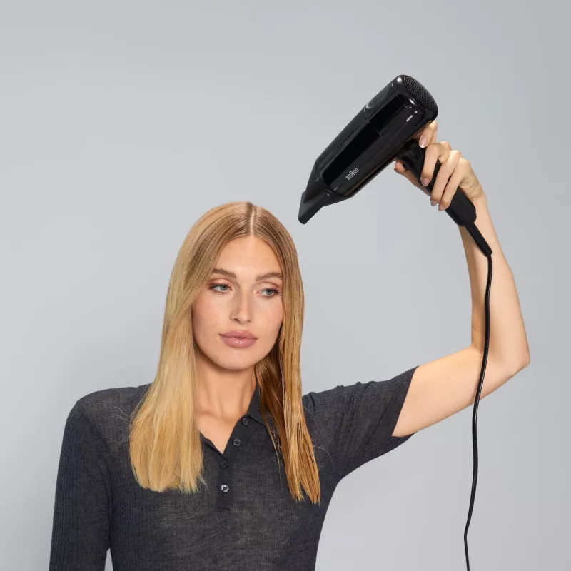 Secador de pelo BRAUN BRHD150E 1500W diseño compacto, 1500 W, mango plegable