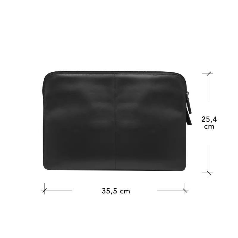 Funda tipo sleeve dbramante1928 Skagen Pro+ para MacBook Pro 14 pulgadas / hasta 14 pulgadas – Negro, 35,6 cm, 1 bolsillo frontal