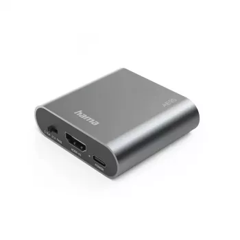 Divisor de audio Hama 00205100 Plata HDMI 3,5 mm