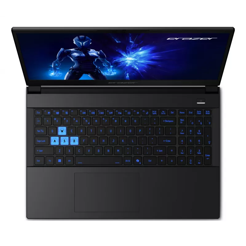 ERAZER Deputy 15 P1 MD62762 Intel® Core™ i7 i7-13620H Portátil 39,6 cm (15,6 inch) Full HD 16 GB DDR5-SDRAM 1 TB SSD NVIDIA GeForce RTX 5060 Wi-Fi 6E (802.11ax) Windows 11 Home negro