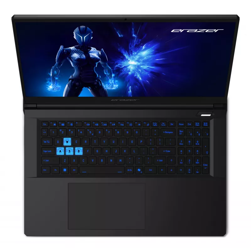 ERAZER Defender 17 P1 MD62756 Intel® Core™ i7 i7-13620H Portátil 43,9 cm (17,3 inch) Full HD 32 GB DDR5-SDRAM 2 TB SSD NVIDIA GeForce RTX 5060 Wi-Fi 6E (802.11ax) Windows 11 Home negro