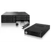 Embellecedor de bahía de unidad Icy Dock MB992TRAY-B negro plata