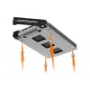 Embellecedor de bahía de unidad Icy Dock MB992TRAY-B negro plata
