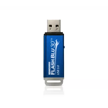 Kanguru FlashBlu30 SuperSpeed USB3.0 64 GB | Memoria USB segura | Interruptor físico de protección contra escritura | Compatible con Windows 