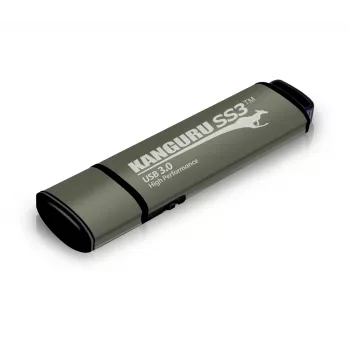 Kanguru SS3™ SuperSpeed USB3.0 64GB |Memoria USB segura| Interruptor físico de protección contra escritura | Compatible con Windows 