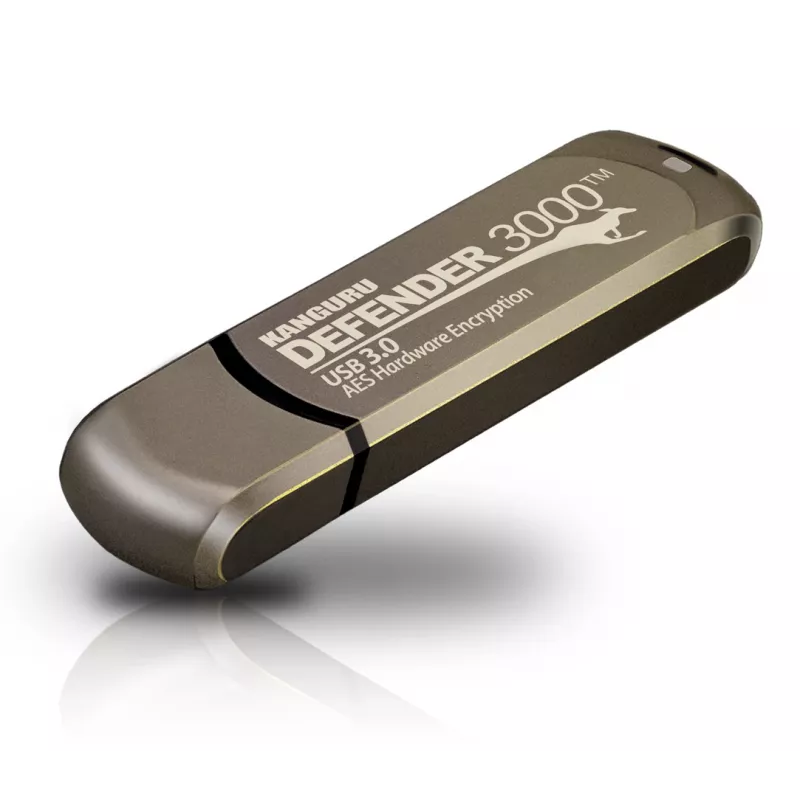 Kanguru Defender 3000 KDF3000-64G unidad flash USB cifrada, 64 GB, USB 3.0, FIPS 140-2 Level 3