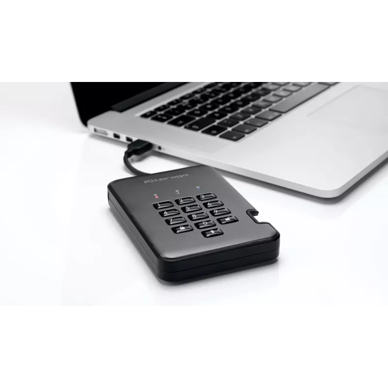 Disco duro iStorage 2 TB USB 3.2 IS-DAP2-256-2000-C-G