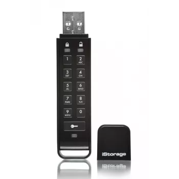 iStorage datAshur Personal² 32 GB | Memoria USB segura | Cifrado hardware AES-XTS 256-Bit | Independiente del sistema operativo y plataforma | Type A