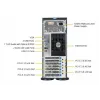 Carcasa de ordenador Supermicro SuperWorkstation 7049A-T Rack 4U Negro
