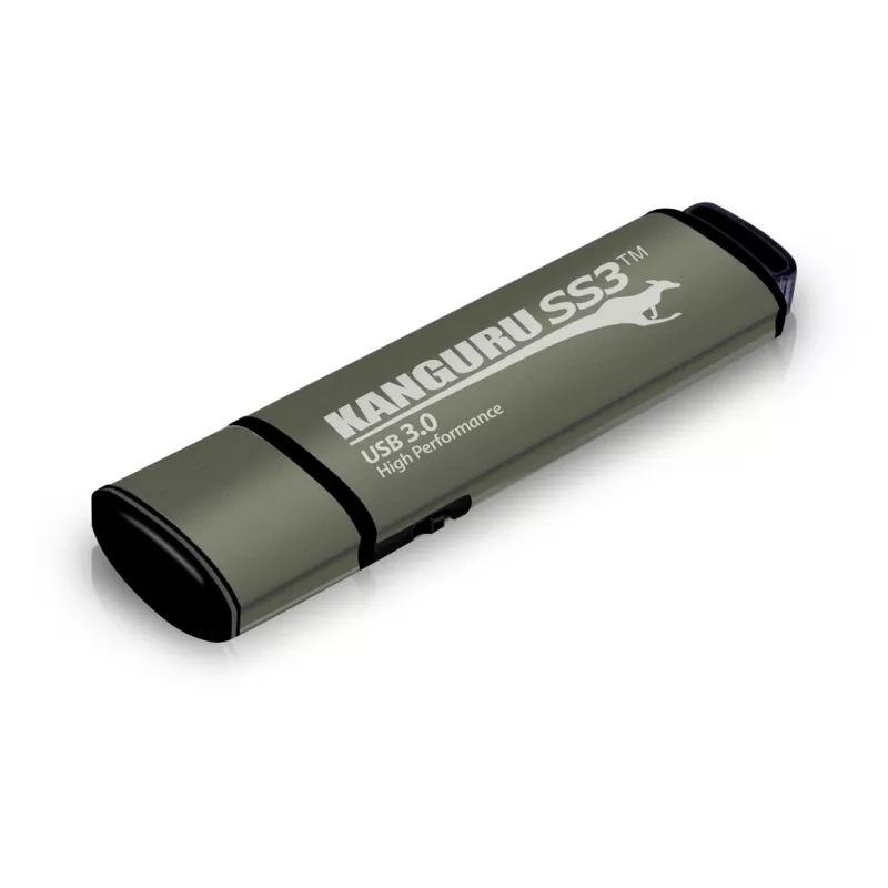 Kanguru SS3™ SuperSpeed USB3.0 512 GB | Memoria flash USB segura | Interruptor físico de protección contra escritura | Compatible con Windows 