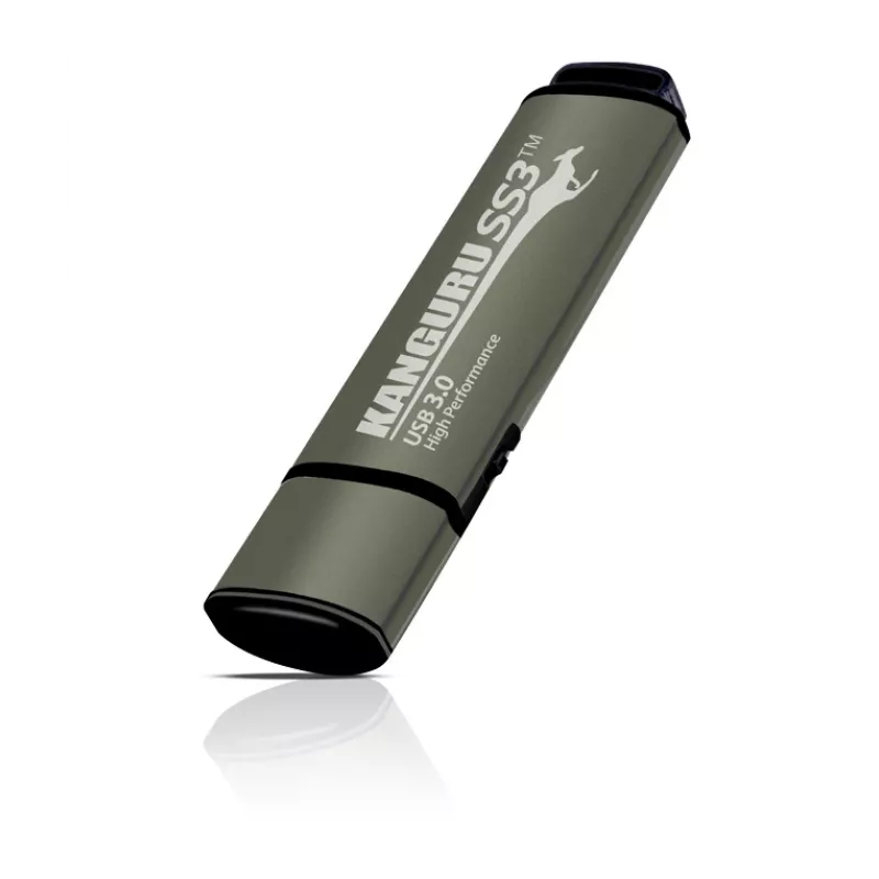 Kanguru SS3™ SuperSpeed USB3.0 512 GB | Memoria flash USB segura | Interruptor físico de protección contra escritura | Compatible con Windows 