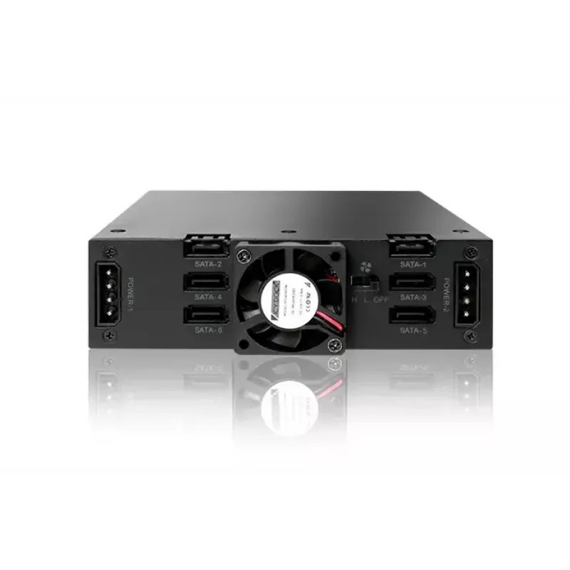 Embellecedor de bahía de unidad Icy Dock MB996SK-6SB