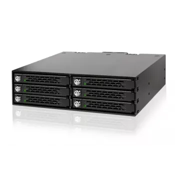 Embellecedor de bahía de unidad Icy Dock MB996SK-6SB