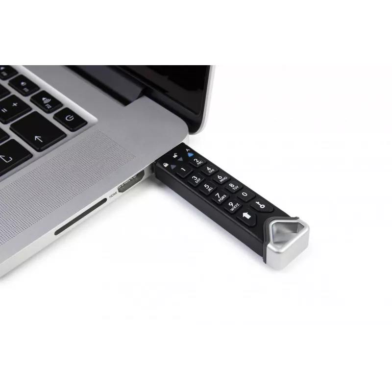 iStorage datAshur PRO2 128 GB | Memoria USB segura | Certificada FIPS 140-2 Nivel 3 | Cifrado hardware AES-XTS de 256 bits | Protegida por contraseña | Resistente al polvo y al agua |