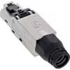 Conector macho RJ45 InLine Cat.8.1 2000MHz, montaje en campo, apantallado, con tapa roscada