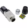 Conector macho RJ45 InLine Cat.8.1 2000MHz, montaje en campo, apantallado, con tapa roscada