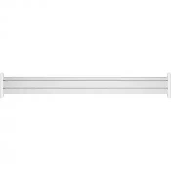 Panel Slatwall InLine Aluminio, para montaje en mesa, 1 m