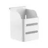 Caja de bolígrafos Slatwall InLine, blanca, acero, 1 kg, 68x70x100 mm