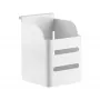 Caja de bolígrafos Slatwall InLine, blanca, acero, 1 kg, 68x70x100 mm
