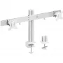 Soporte de sobremesa de aluminio InLine para 2 monitores de hasta 32