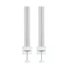 Columna InLine 23181B aluminio blanco 43 mm de altura pack de 2