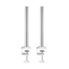 Columna InLine 23181B aluminio blanco 43 mm de altura pack de 2