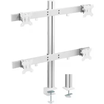 Soporte de sobremesa de aluminio InLine para 4 monitores de hasta 32