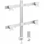 Soporte de sobremesa de aluminio InLine para 4 monitores de hasta 32