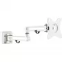 Soporte de monitor para panel ranurado InLine largo blanco 8 kg 17