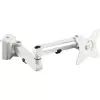 Soporte de monitor para panel ranurado InLine largo blanco 8 kg 17