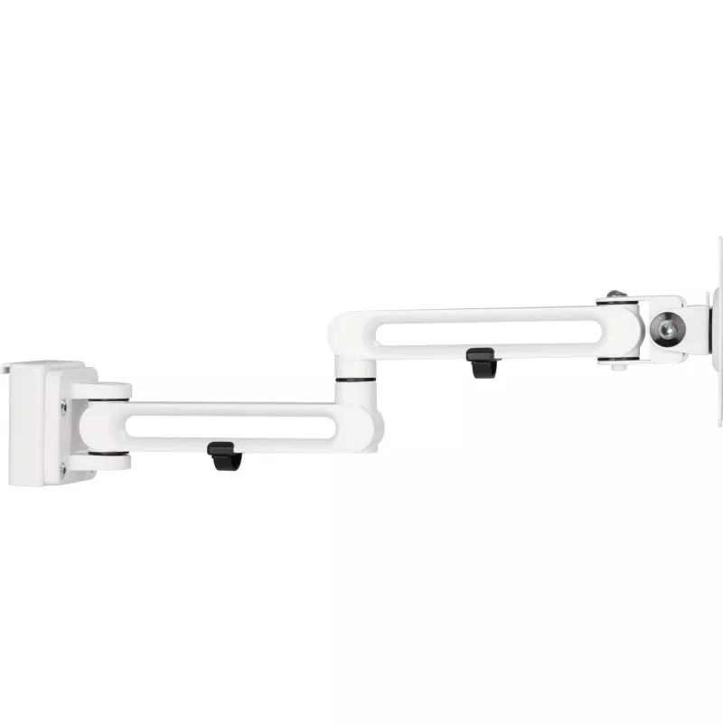 Soporte de monitor para panel ranurado InLine largo blanco 8 kg 17