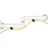 Soporte de monitor para panel ranurado InLine largo blanco 8 kg 17