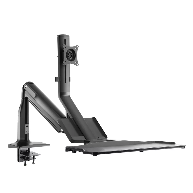 InLine soporte de mesa para estación de trabajo con elevación, móvil, hasta 81 cm (32