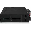 Caja adaptadora NVMe U.2 a SlimSAS, icy dock ToughArmor MB105VP-B, PCIe 4.0, compatible con 2x unidades de 2,5