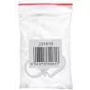 Organizador de cables InLine 23181D para barras de montaje de mesa, pack de 2, blanco