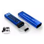 iStorage datAshur PRO+C 512GB | Certificado FIPS 140-3 Nivel 3 | Unidad USB Type-C segura | Cifrado por hardware AES-XTS de 256 bits | Protegido por PIN | Adaptador Type-C a A incluido