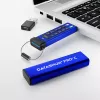 iStorage datAshur PRO+C 512GB | Certificado FIPS 140-3 Nivel 3 | Unidad USB Type-C segura | Cifrado por hardware AES-XTS de 256 bits | Protegido por PIN | Adaptador Type-C a A incluido